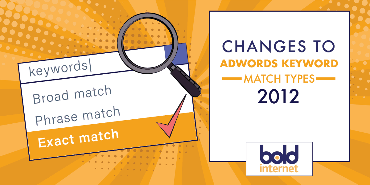 Changes to AdWords Keyword Match Types 2012